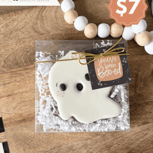 "You've Been Boo-ed" Ghost Cookie