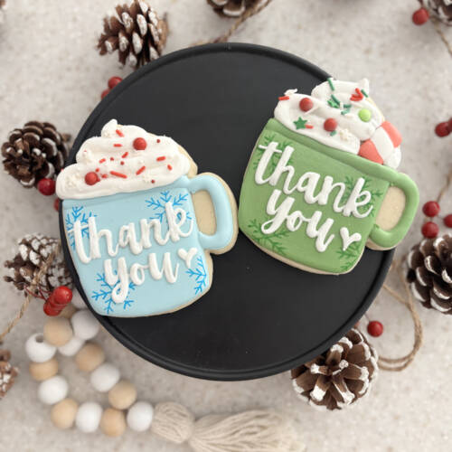 "Thank You" Mug Cookie